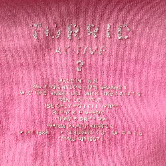 Torrid Active Run Wild Leggings Size 2X High Rise Graphic Print Neon Gym Train - Picture 8 of 14